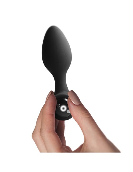 ROCKS OFF NOVA SOLARIS PLUG ANAL FINO RECARGABLE 16 FUNCIONES NEGRO