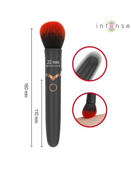 INTENSE EMILIA VIBRADOR BROCHA 10 VIBRACIONES 16 CM