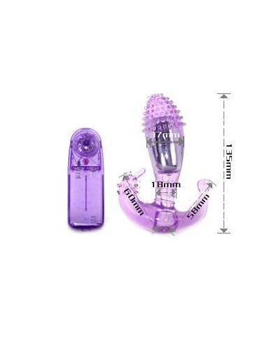 ESTIMULADOR VAGINAL Y ANAL CON VIBRACION