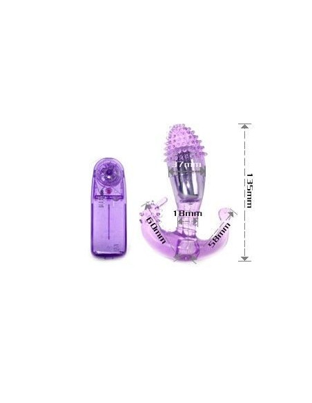 ESTIMULADOR VAGINAL Y ANAL CON VIBRACION