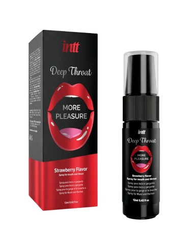 INTT DEEP THROAT MORE PLEASURE SPRAY ORAL SABOR FRESA