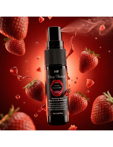 INTT DEEP THROAT MORE PLEASURE SPRAY ORAL SABOR FRESA