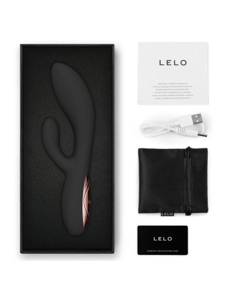 LELO INA THRUST VIBRADOR RABBIT CON EMPUJE NEGRO
