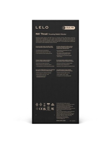 LELO INA THRUST VIBRADOR RABBIT CON EMPUJE NEGRO