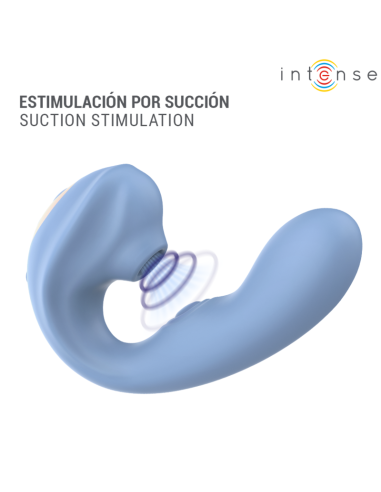 INTENSE GINA ESTIMULADOR DE CLATORIS MULTIFUNCIAN AZUL