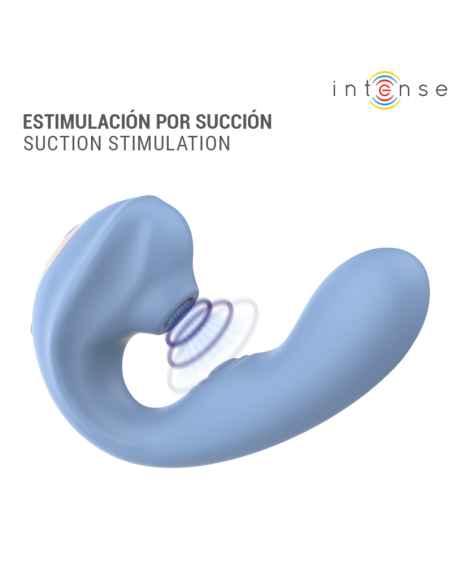 INTENSE GINA ESTIMULADOR DE CLATORIS MULTIFUNCIAN AZUL