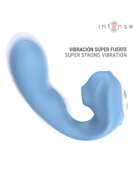 INTENSE GINA ESTIMULADOR DE CLATORIS MULTIFUNCIAN AZUL