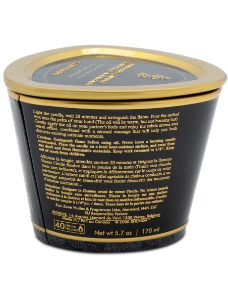 SHUNGA VELA DE MASAJE MANGO 170 ML