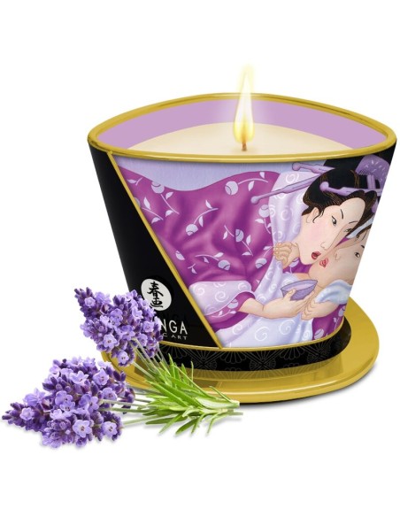 SHUNGA VELA DE MASAJE LAVANDA 170 ML