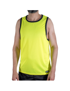 MACHO CMV001 CAMISETA GYM AMARILLA S M