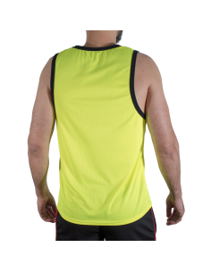 MACHO CMV001 CAMISETA GYM AMARILLA S M 2