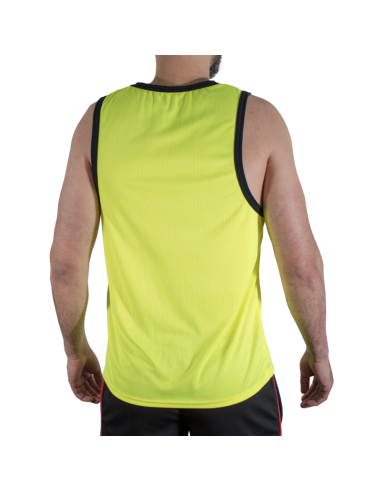 MACHO CMV001 CAMISETA GYM AMARILLA S M