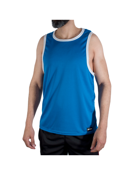 MACHO CMV002 CAMISETA GYM AZUL S M