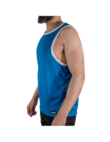 MACHO CMV002 CAMISETA GYM AZUL S M