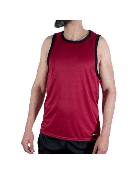 MACHO CMV003 CAMISETA GYM GRANATE S M