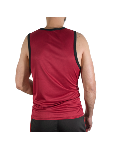 MACHO CMV003 CAMISETA GYM GRANATE S M
