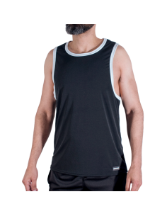 MACHO CMV004 CAMISETA GYM NEGRA S M