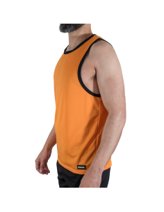 MACHO CMV005 CAMISETA GYM NARANJA S M 2