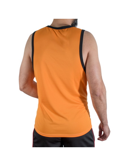 MACHO CMV005 CAMISETA GYM NARANJA S M