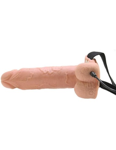FETISH FANTASY SERIES STRAP ON HUECO REALISTA VIBRADOR CON TESTACULOS 178 CM