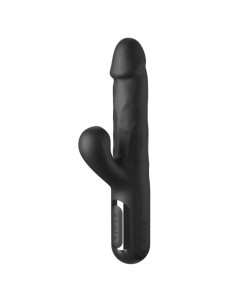 FETISH FANTASY SERIES VIBRADOR RABBIT SONIX SILICONE THRUSTER NEGRO