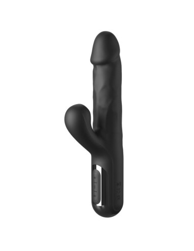 FETISH FANTASY SERIES VIBRADOR RABBIT SONIX SILICONE THRUSTER NEGRO