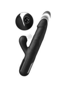 FETISH FANTASY SERIES VIBRADOR RABBIT SONIX SILICONE THRUSTER NEGRO 2