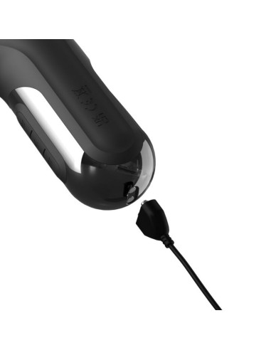 FETISH FANTASY SERIES VIBRADOR RABBIT SONIX SILICONE THRUSTER NEGRO