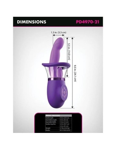 FANTASY FOR HER VIBRADOR RABBIT ULTIMATE PLEASURE PRO PLUS MORADO