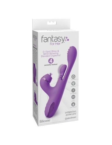 FANTASY FOR HER VIBRADOR RABBIT INTIMOTION PULSE PRO VIBE MORADO