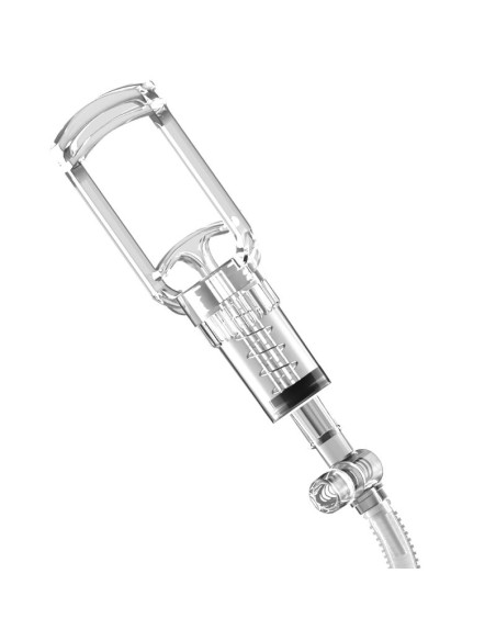 PDX ELITE MASTURBADOR TRANSPARENTE VIEWTUBE VAC XXL CON BOMBA DE SUCCIAN 273 CM
