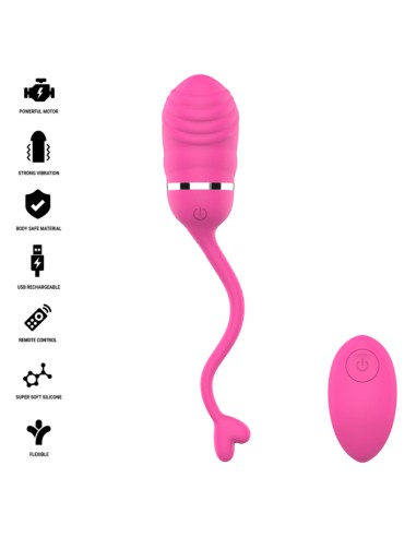 INTENSE SOOKIE HUEVO VIBRADOR CON CONTROL REMOTO ROSA