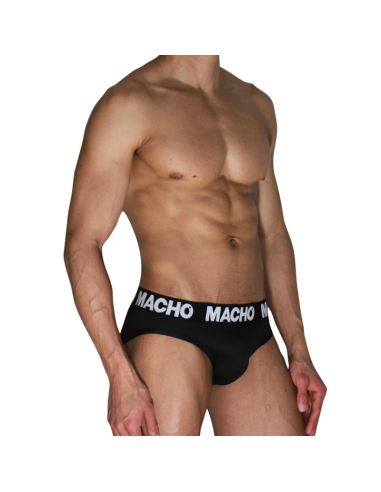 MACHO MCH007 SLIP CLASICO NEGRO NEGRO S