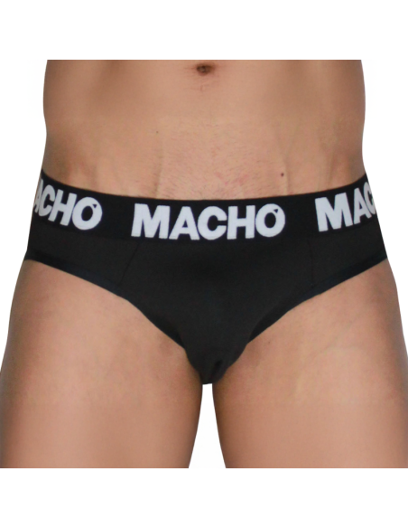 MACHO MCH007 SLIP CLASICO NEGRO NEGRO S