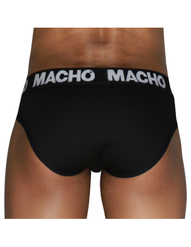 MACHO MCH007 SLIP CLASICO NEGRO NEGRO S