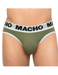 MACHO MCH013 SLIP VERDE MILITAR S 2