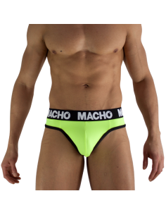 MACHO MTG001 TANGA AMARILLO FLUOR S