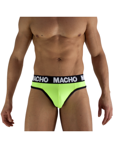 MACHO MTG001 TANGA AMARILLO FLUOR S