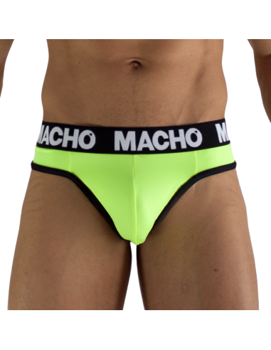 MACHO MTG001 TANGA AMARILLO FLUOR S
