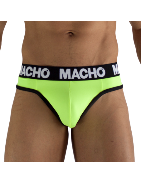 MACHO MTG001 TANGA AMARILLO FLUOR S