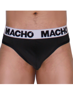 MACHO MTG002 TANGA NEGRO NEGRO S