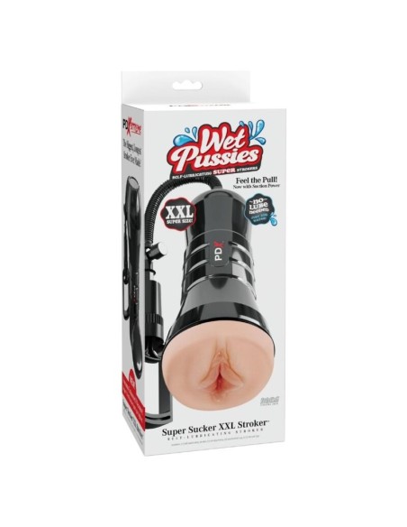 PDX EXTREME WET PUSSIES MASTURBADOR VAGINA XXL SUPER SUCKER LIGHT CON SUCCIAN 273 CM