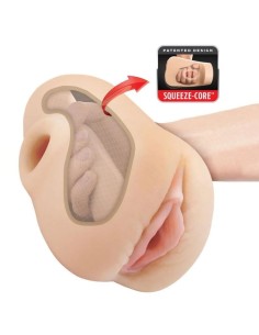 PDX PLUS MASTURBADOR VAGINA REALASTICA PUSSY POUNDER SQUEEZE STROKER 18 CM