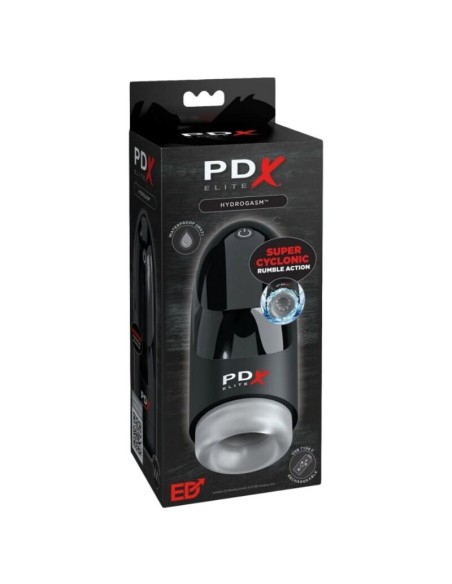 PDX ELITE MASTURBADOR HYDROGASM CON VIBRACIAN CICLANICA 20 CM
