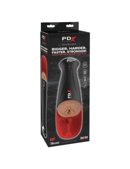 PDX ELITE MASTURBADOR AUTOMATICO FAP O MATIC PRO XL VIBRADOR MARRAN 349 CM