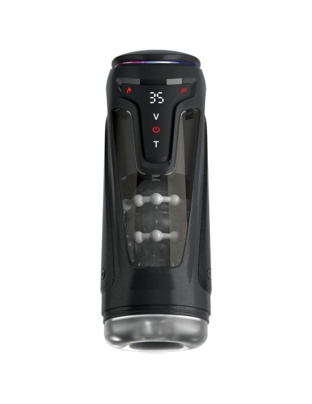 PDX ELITE MASTURBADOR AUTOMATICO MOTO BATOR PRO THRUSTING STROKER VIBRADOR Y CALOR 265 CM