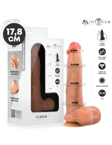 MR INTENSE BRUCE S DILDO SILICONA 178 CM A 4 CM