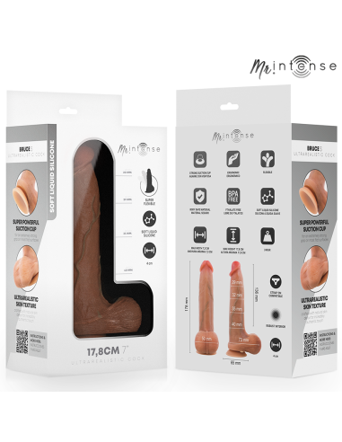 MR INTENSE BRUCE S DILDO SILICONA 178 CM A 4 CM