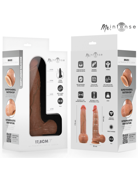 MR INTENSE BRUCE S DILDO SILICONA 178 CM A 4 CM