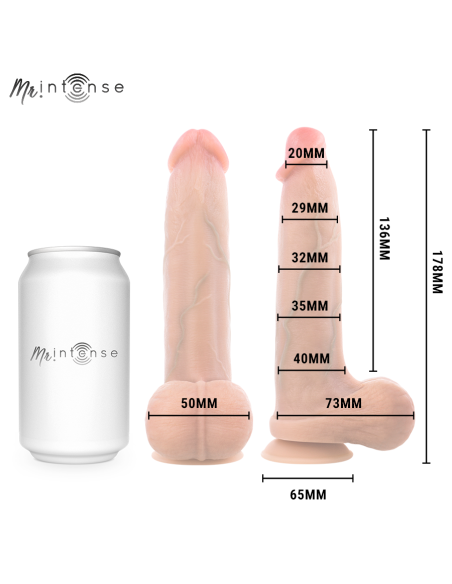 MR INTENSE BRUCE S DILDO SILICONA 178 CM A 4 CM